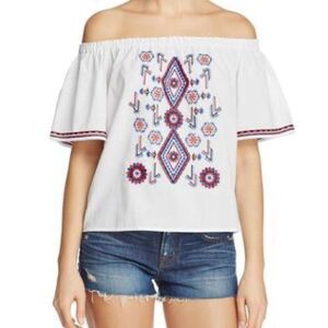 Beltaine Cotton Embroidered Blouse